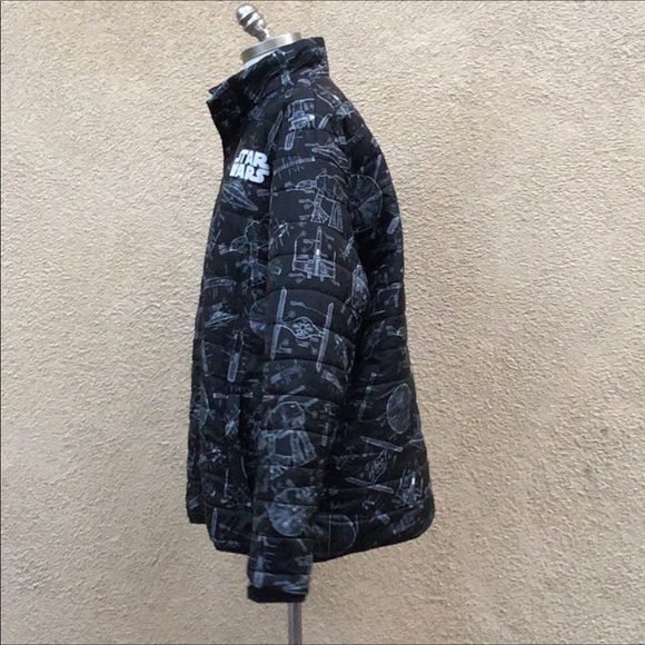 [SOLD] Disney Star Wars Blueprint Quilted Parka - Picture 8 of 8